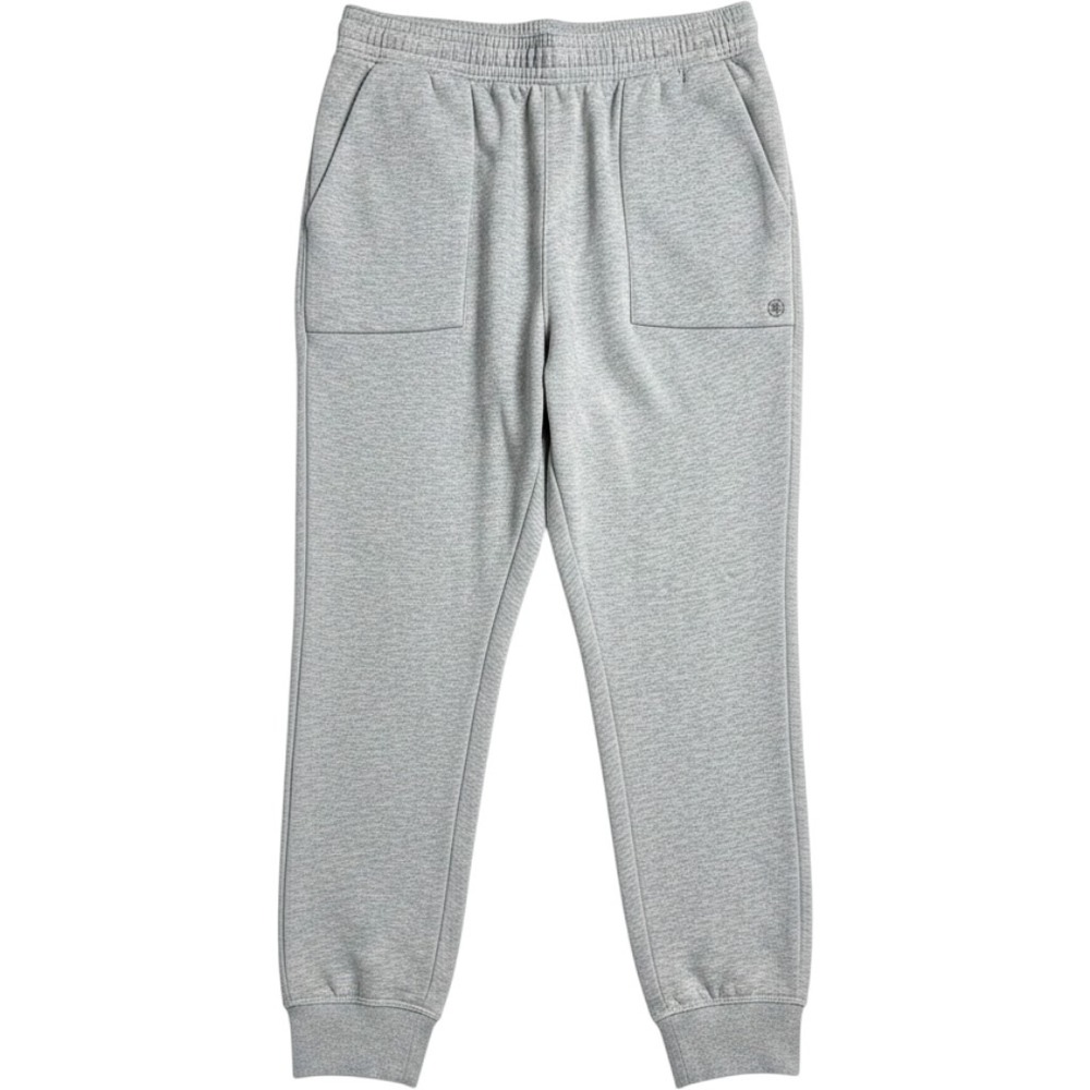 Gaiam Mens Heather Gray Fleece Lined Jogger Sweatpants Large Lounge Yoga Gym‎